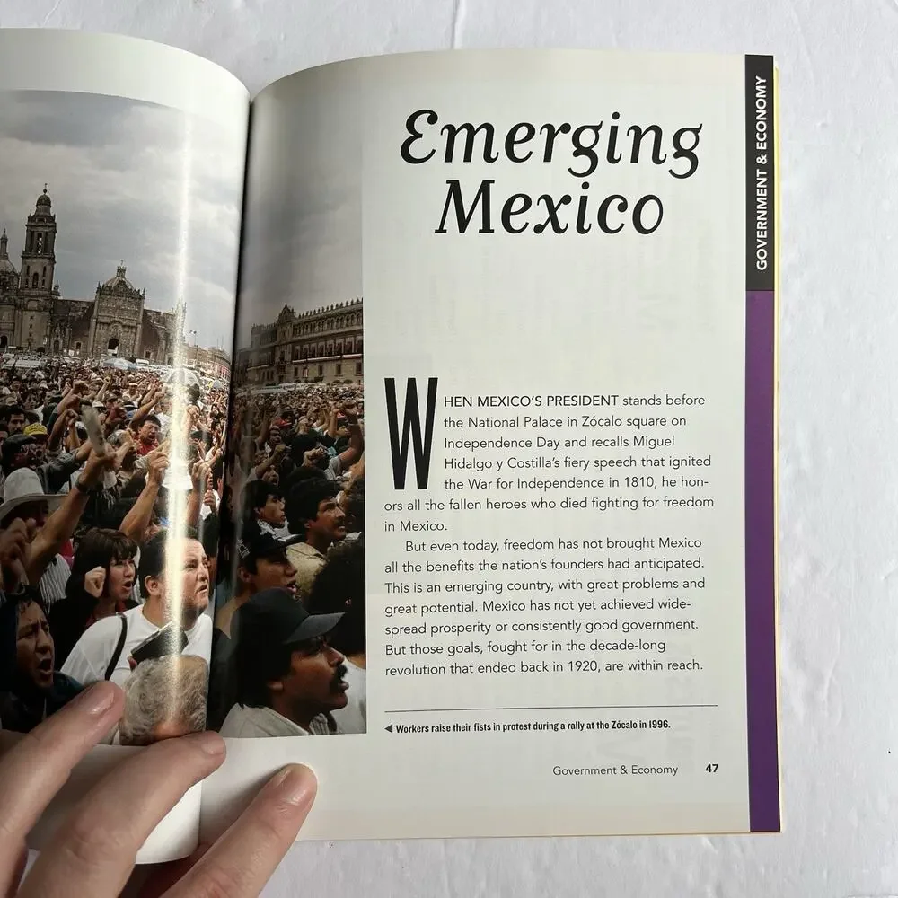 National Geographic Countries of the World Mexico By Beth Gruber Paperback Book